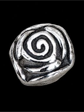 Authentic Pandora ALE 925 Sterling Silver Rose Bead Charm 🌹